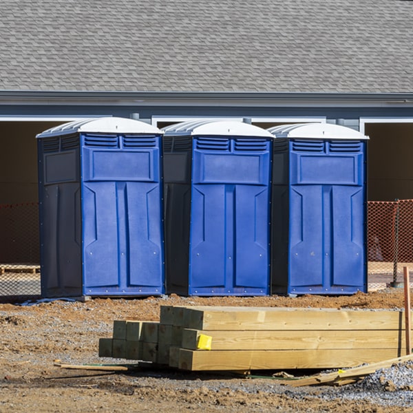 how do you dispose of waste after the portable restrooms have been emptied in Pittsboro